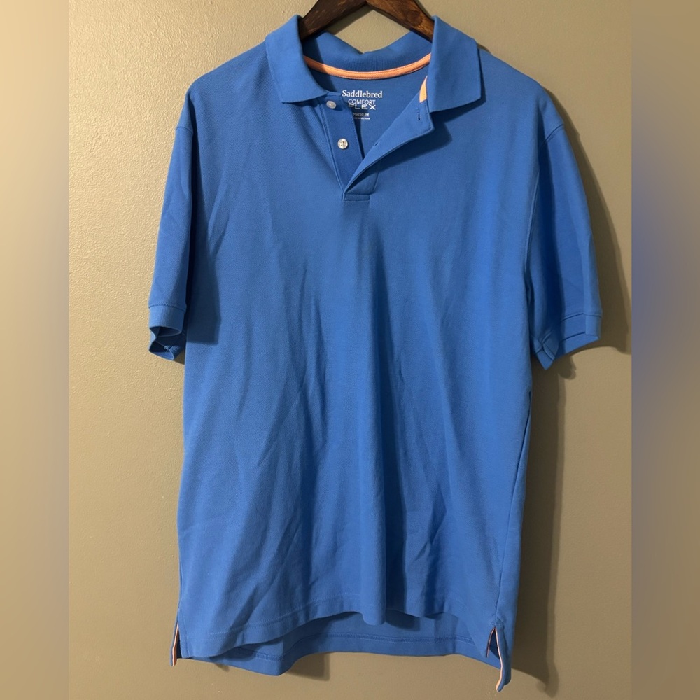 Saddlebred Men's Classic Blue Polo